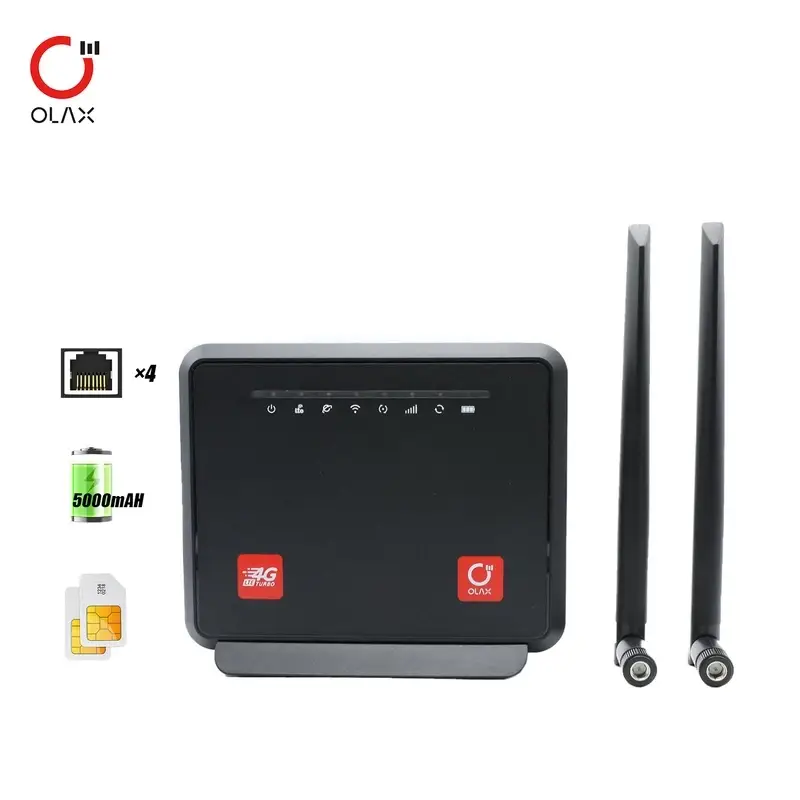 OLAX MC60 4G LTE Turbo Wi-Fi Router 300Mbps High-Speed Wireless Connectivity