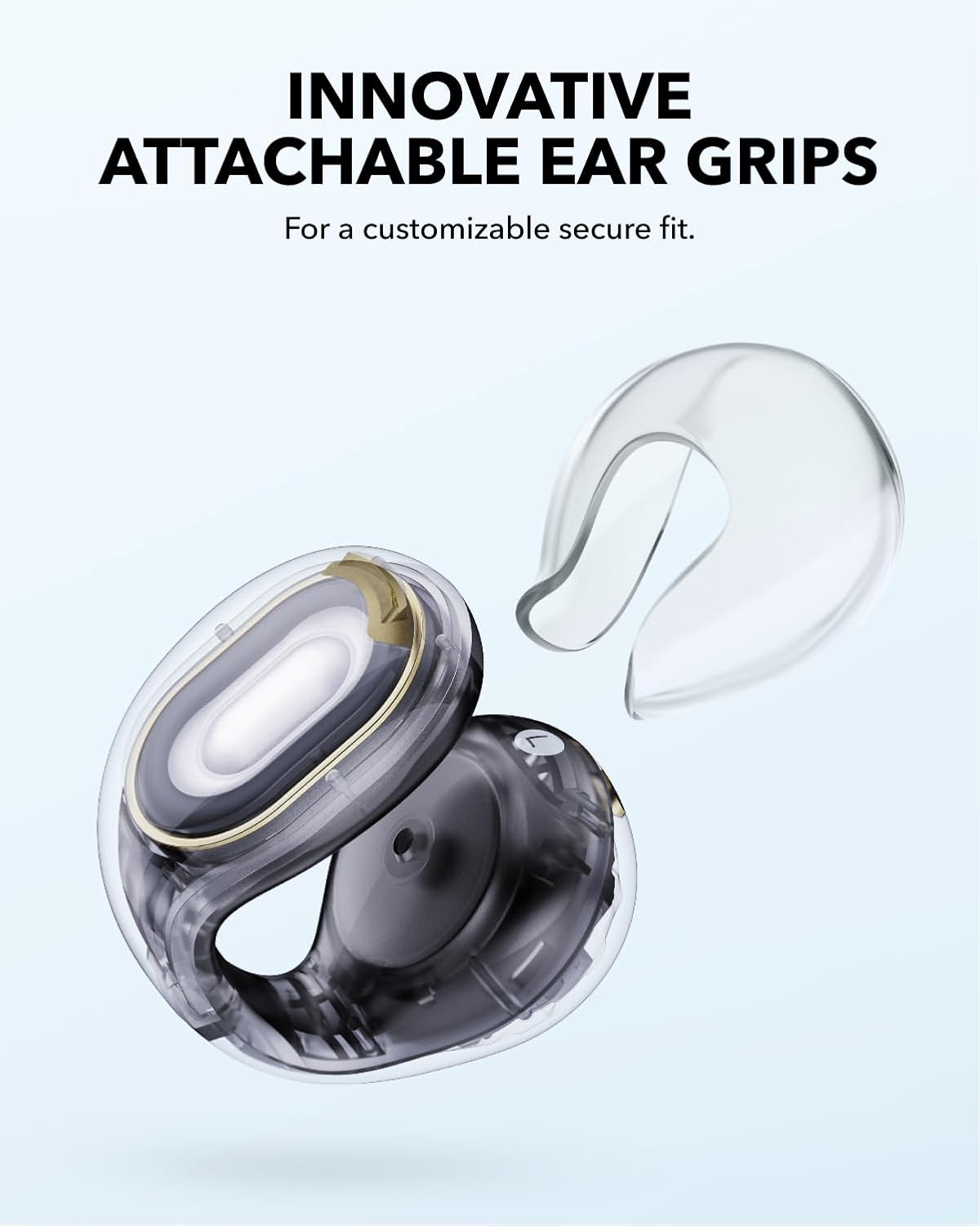 Anker Soundcore C30i Transparent Open-Ear Clip-On Wireless Earbuds