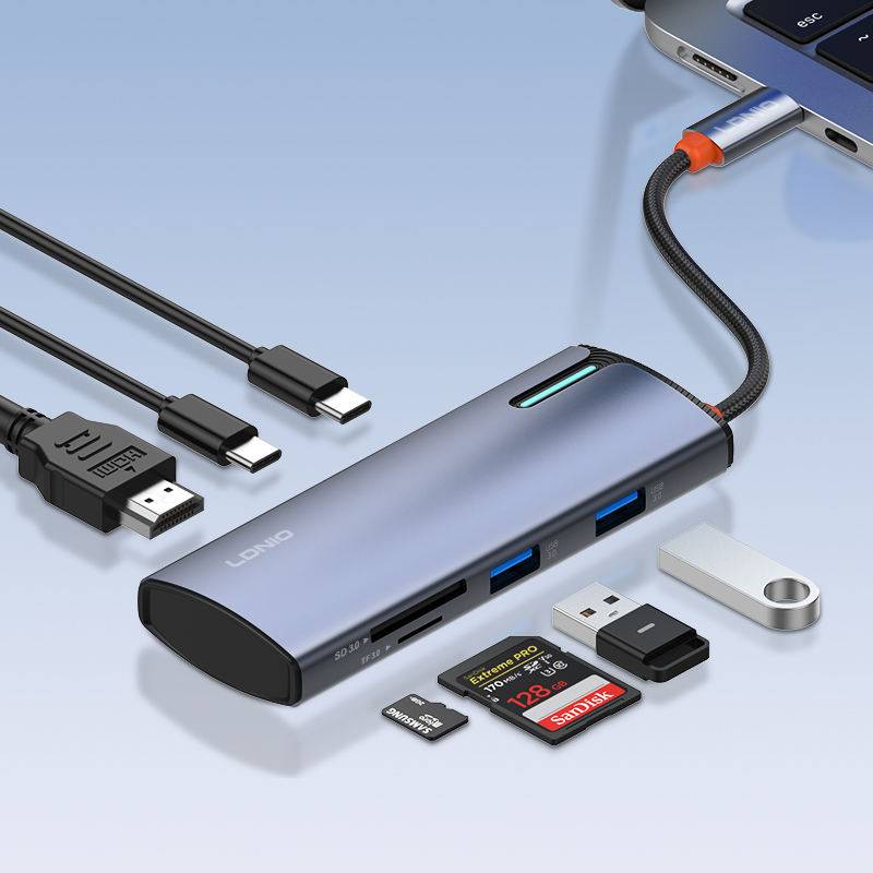 LDNIO DS17H Type-C to USB 3.0 Hub