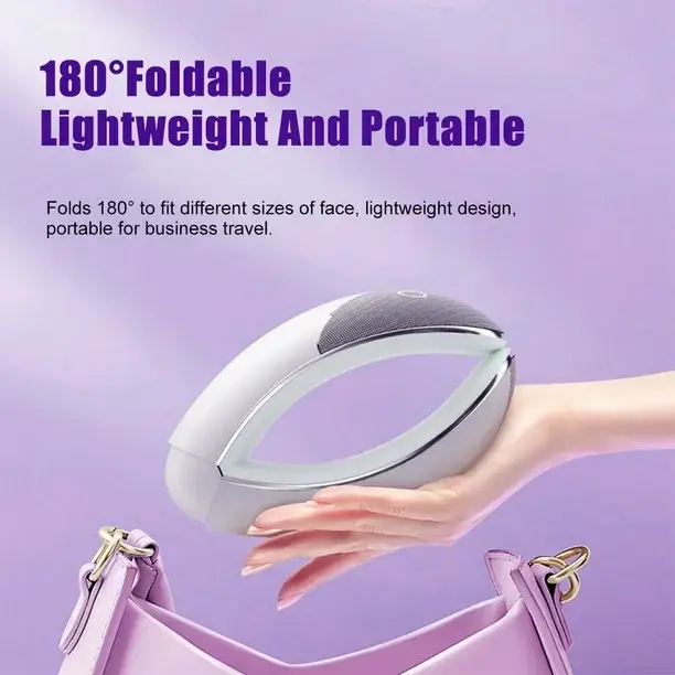 Jeeback E10 Smart Eye Massager with Air Pressure & Heat Therapy Foldable Design for Eye Fatigue Relief