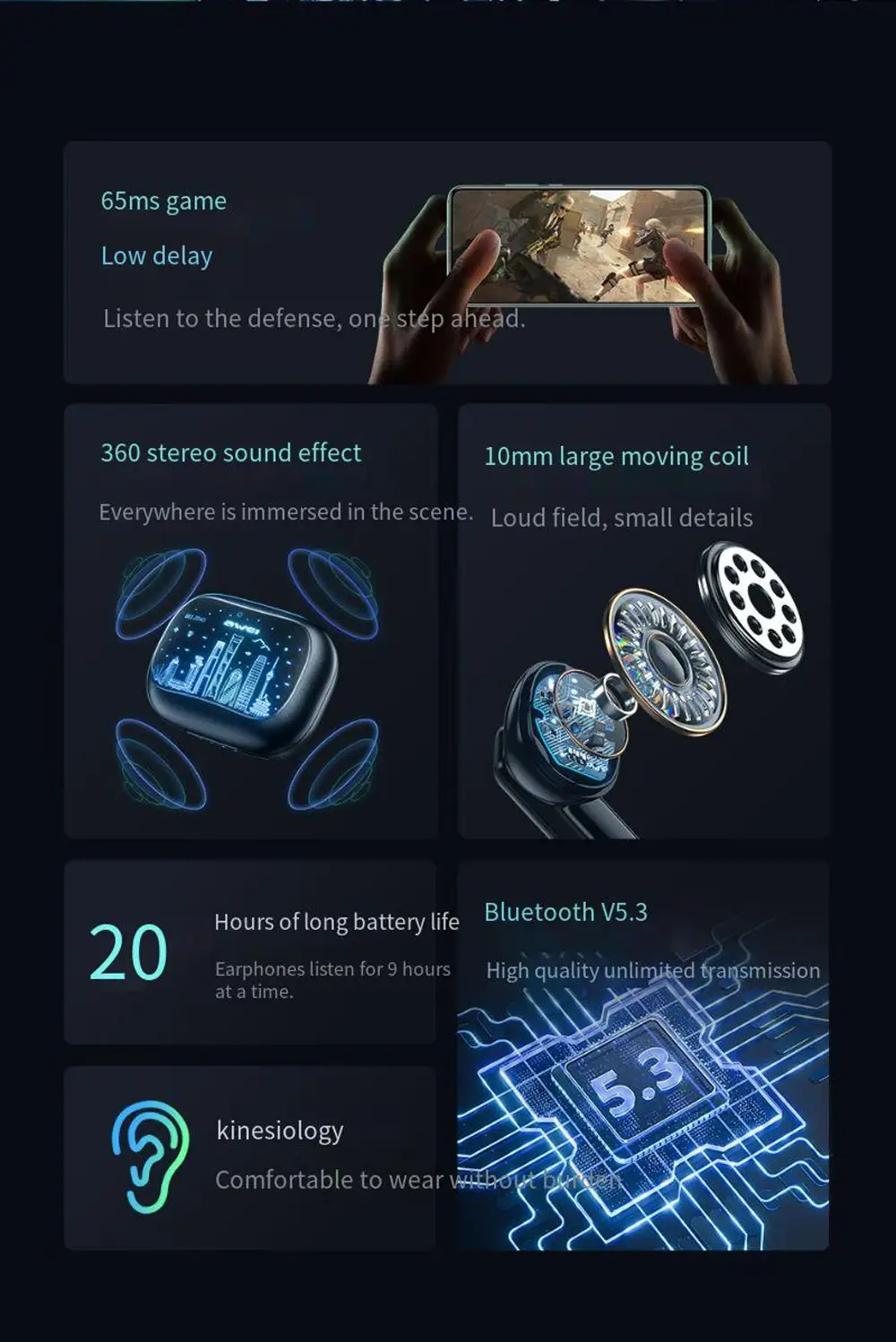 Awei T53 ANC True Wireless Earbuds