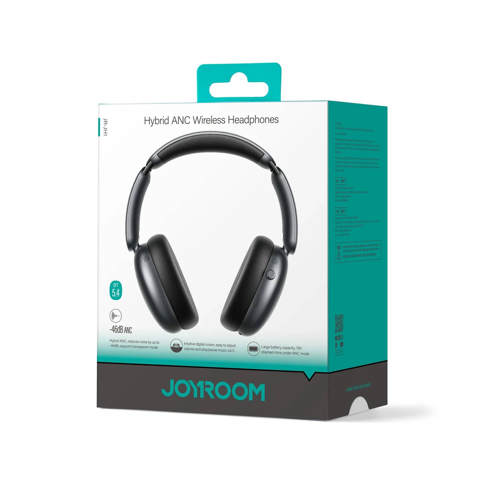 JOYROOM JR-JH1 Hybrid ANC Over-Ear Wireless Headphones