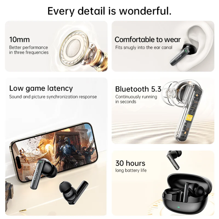 Awei T88 ANC True Wireless Bluetooth Earphones