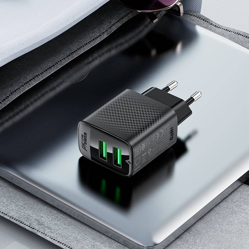 Acefast A86 12W Dual USB-A Fast Wall Charger Adapter