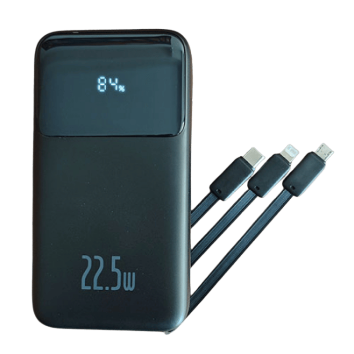 Baseus Comet Series 20000mAh 22.5W Triple-Cable Fast Charging Power Bank