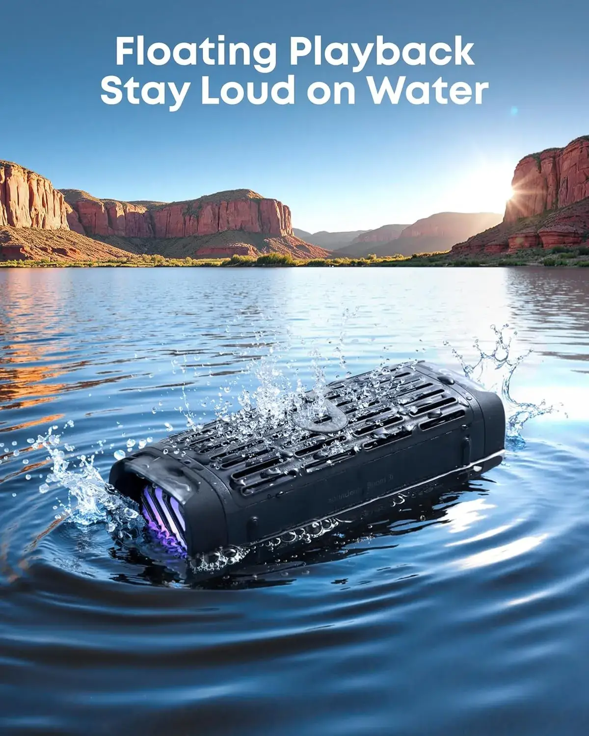 Anker Soundcore Boom 3i Portable Rugged Outdoor Bluetooth Speaker