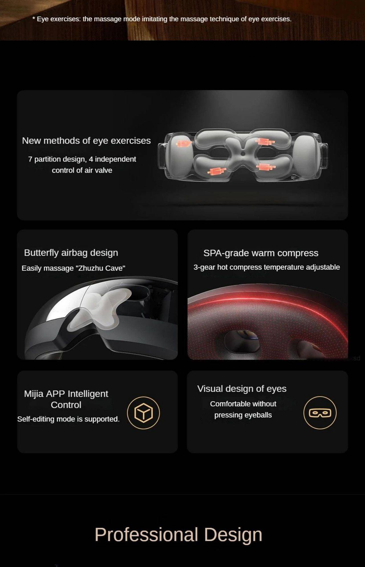 Xiaomi Mijia Smart Eye Massager with Hot Compress & Mi Home App Integration