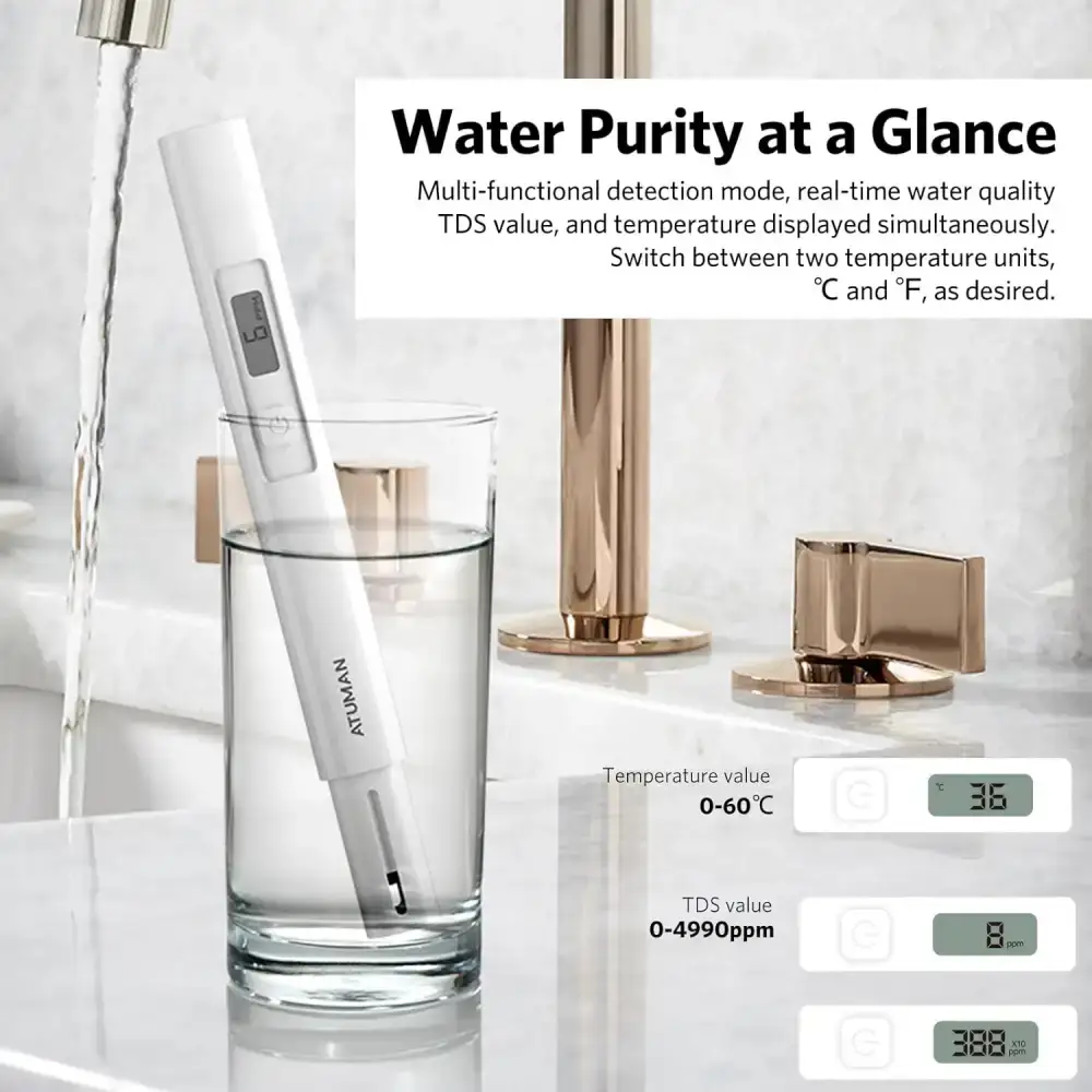 ATuMan TDS Digital Water Purity Measurement Quality Tester Pen