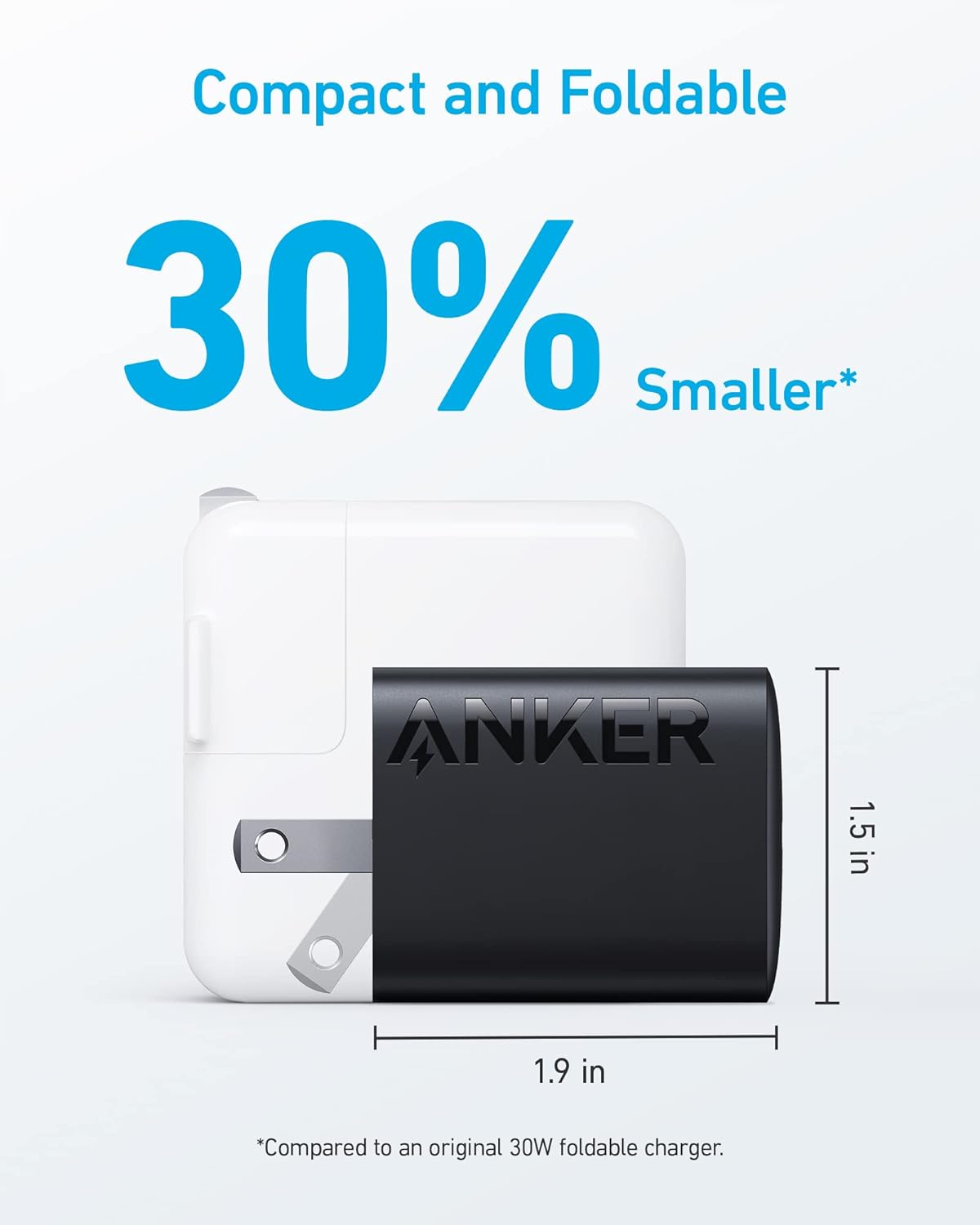 Anker 312 30W Fast Charger with Type-C to Type-C Cable