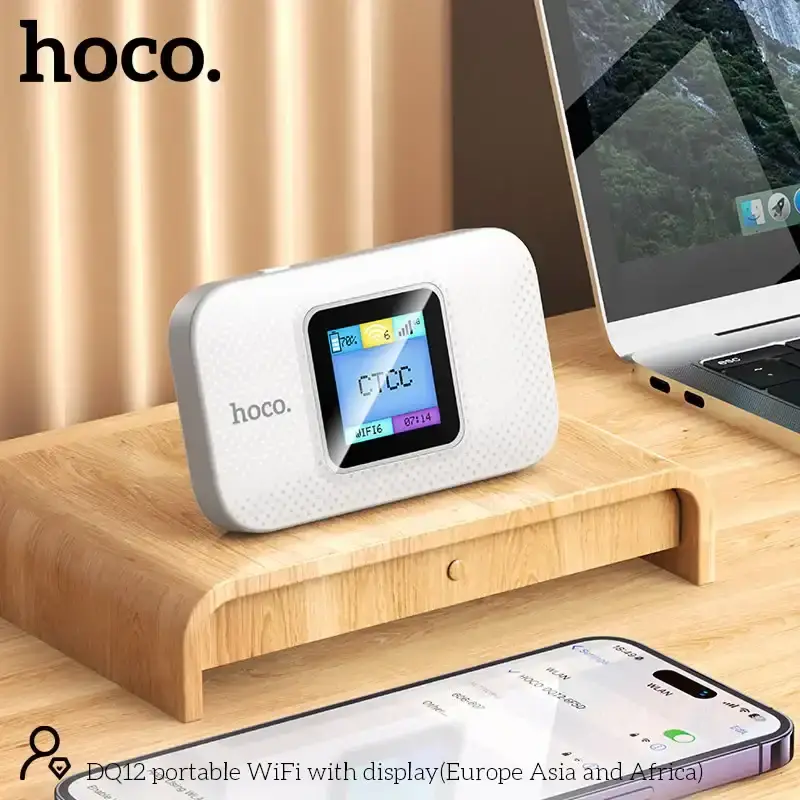Hoco DQ12 Portable 4G Mobile WiFi Router with LED Display