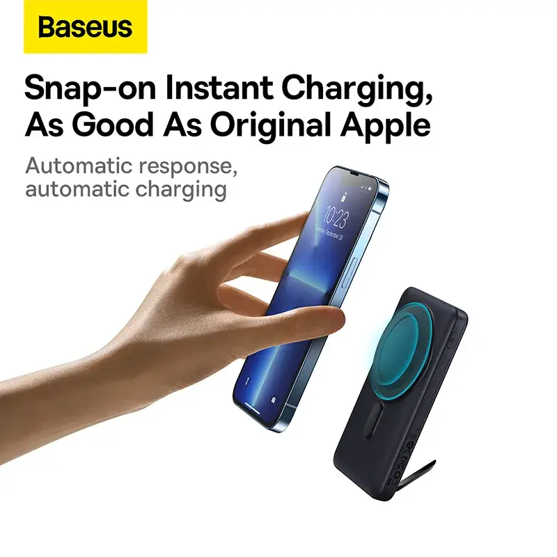 Baseus 10000mAh 20W Magnetic Wireless Power Bank with Bracket