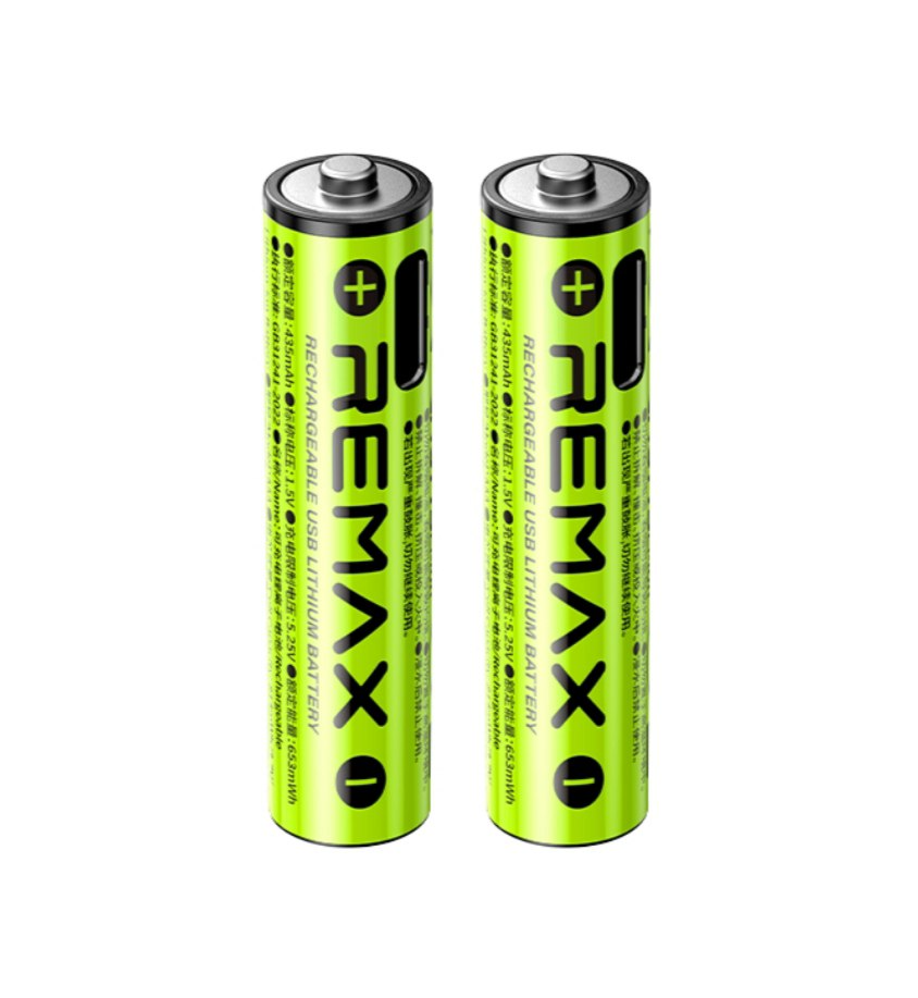 REMAX AAA02 USB-Rechargeable AAA Lithium Battery 814mWh