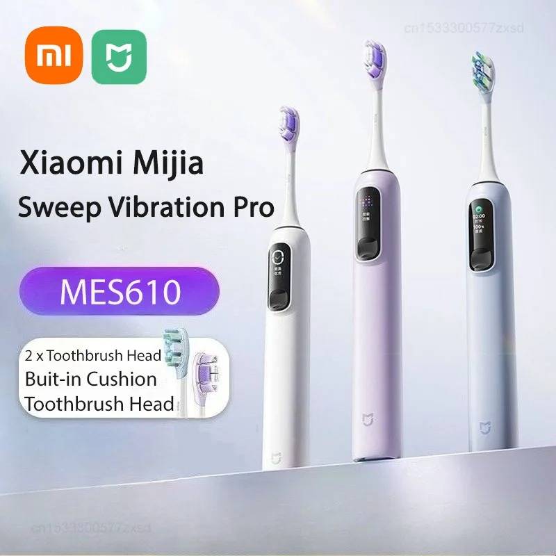 Xiaomi Mijia MES610 Sonic Electric Toothbrush LCD Display Sonic Vibration & IPX8 Waterproof Design