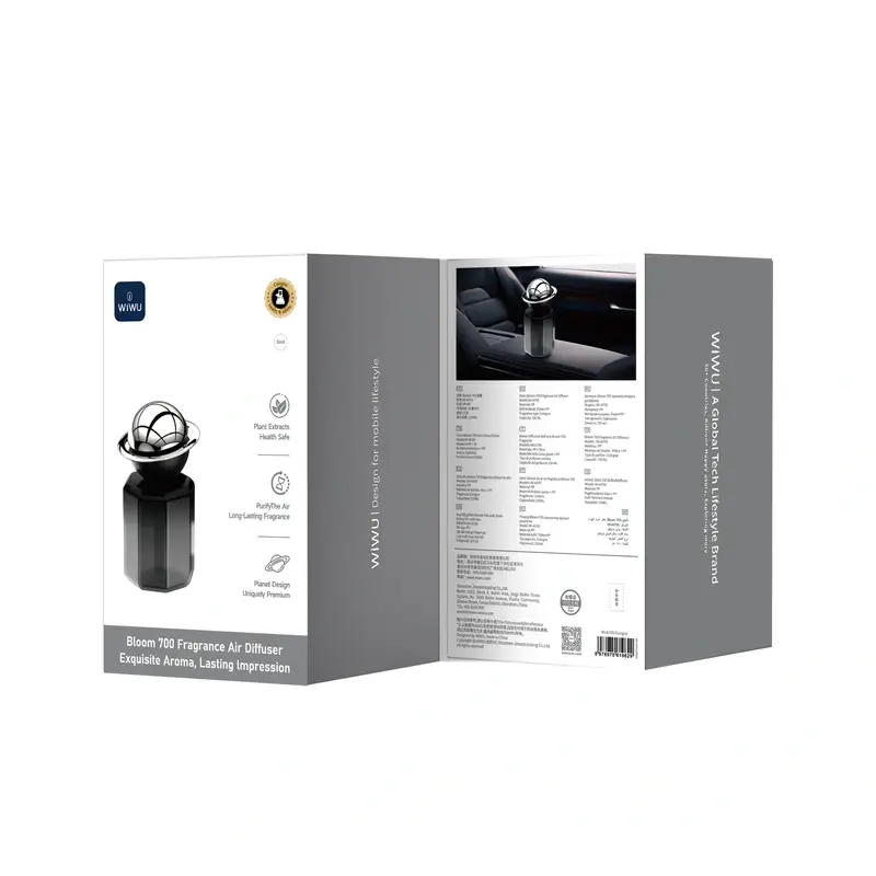 WiWU Wi-Ai700 Bloom 700 UFO-Style Smart Aromatherapy Diffuser for Car & Home