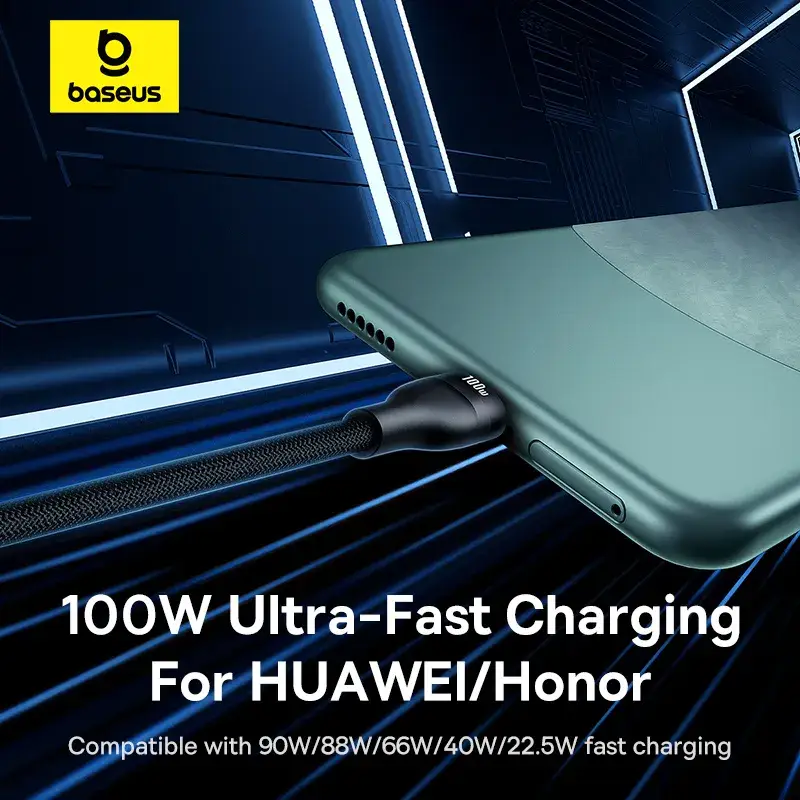 Baseus Flash 2 100W USB-A to USB-C Charging Cable 2M