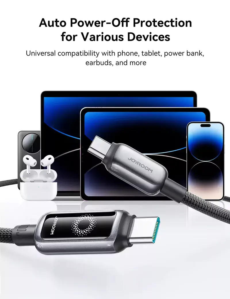 JOYROOM StarFlight S-A55 30W Type-C to Lightning Auto Power-Off Fast Charging & Data Cable 1.2m