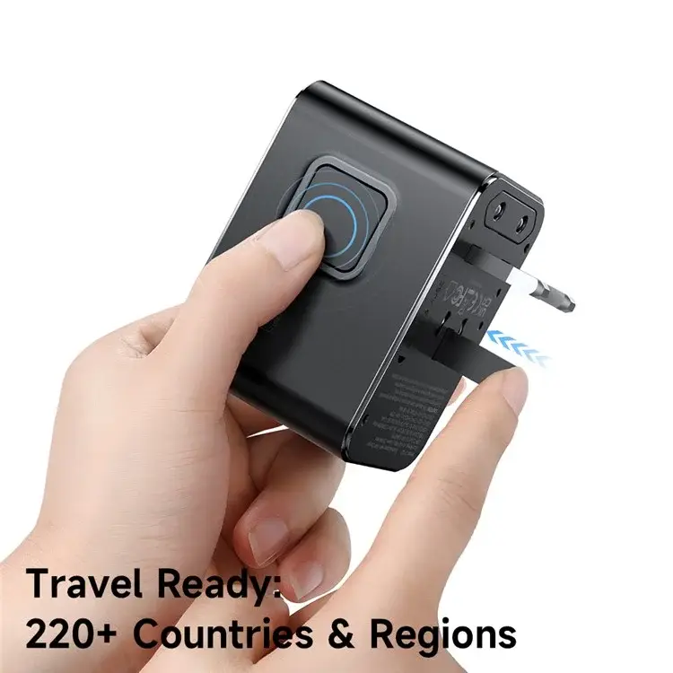 Mcdodo CP-3270 45W Universal Travel Adapter Kit with 3 USB-C & 2 USB-A Ports + USB-C to USB-C Cable