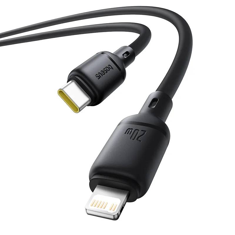 Baseus Silky Series 20W Fast Charging USB-C to Lightning Cable 1M