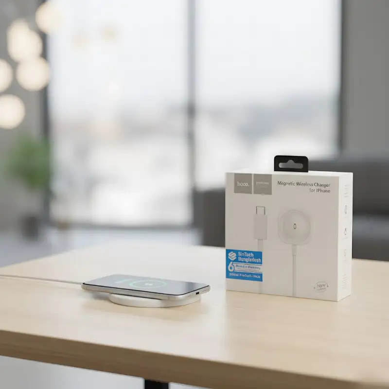 HOCO DC81 Cloud Series Portable Magnetic Wireless Charger for Apple Watch