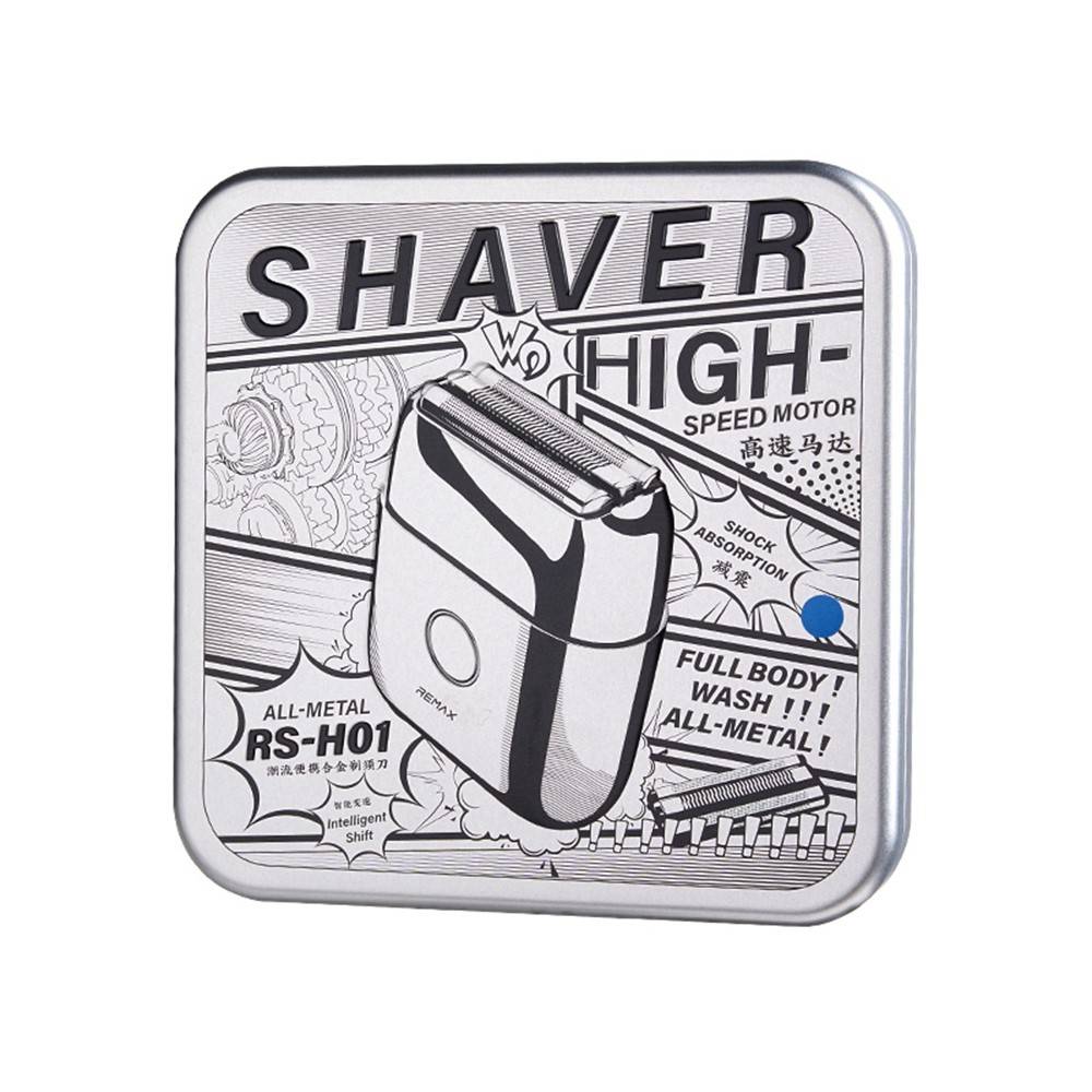 REMAX RS-H01 Portable Alloy Electric Shaver Waterproof Design with USB-C Fast Charging