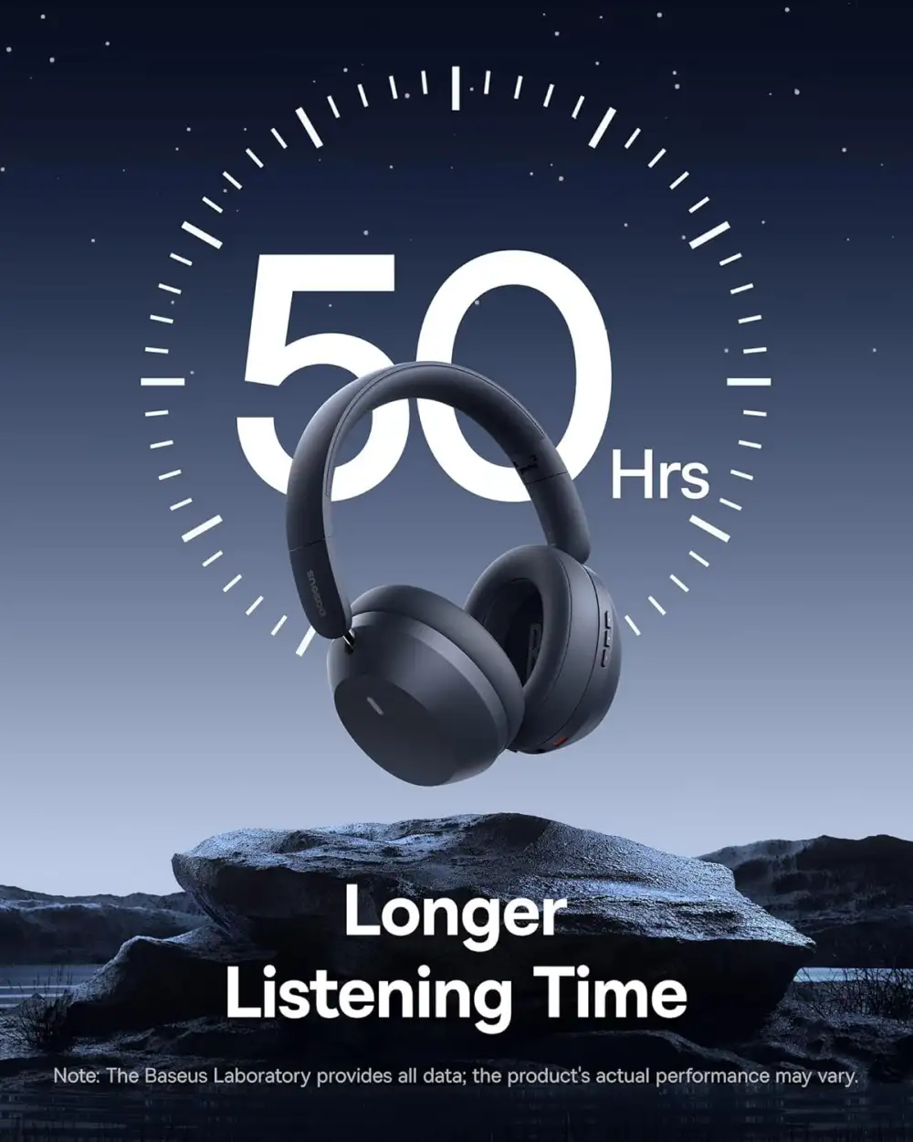Baseus Bass 35 Max Wireless Over-Ear Headphones