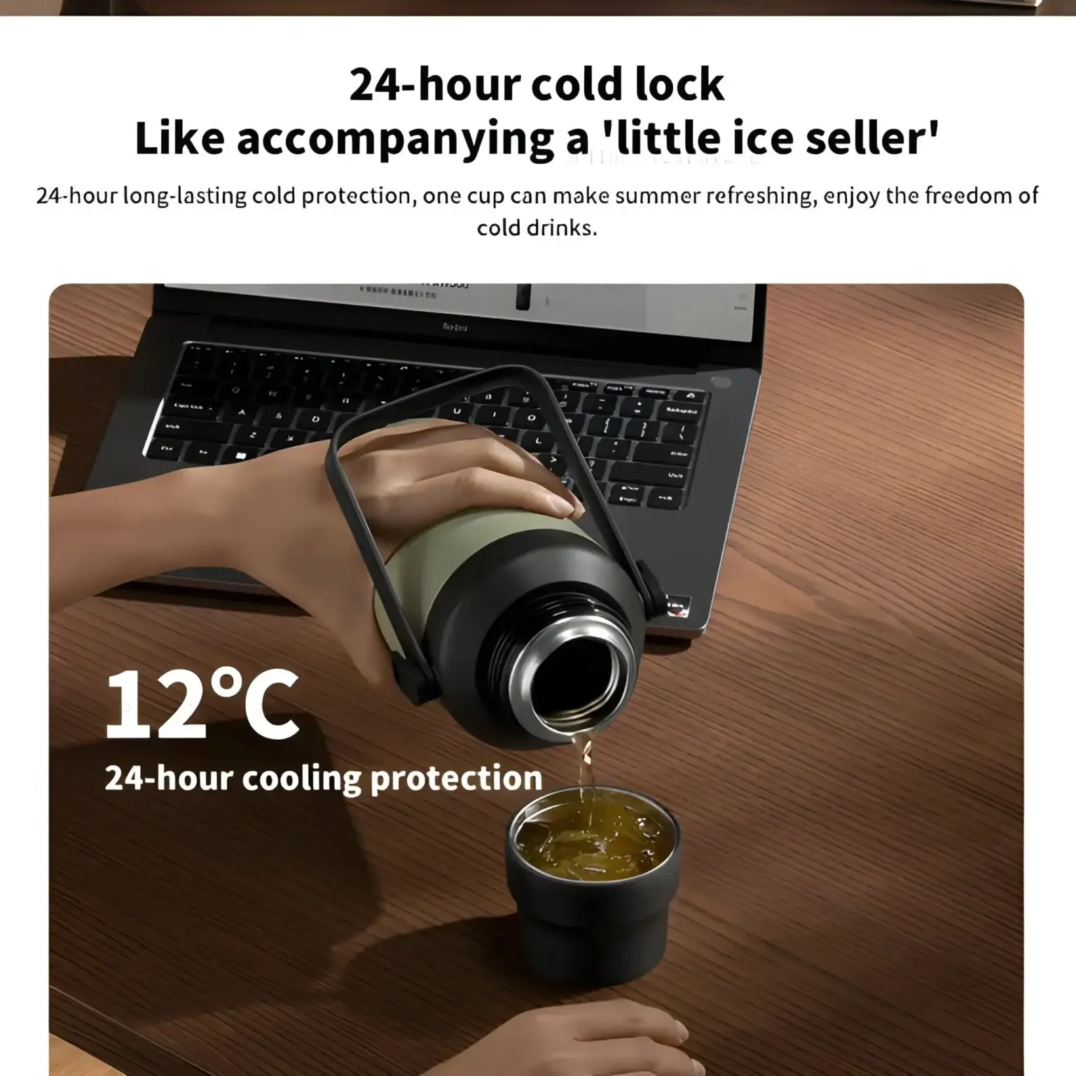 Xiaomi Mijia Big Belly 1L Thermos Flask Vacuum Insulated Stainless Steel Bottle