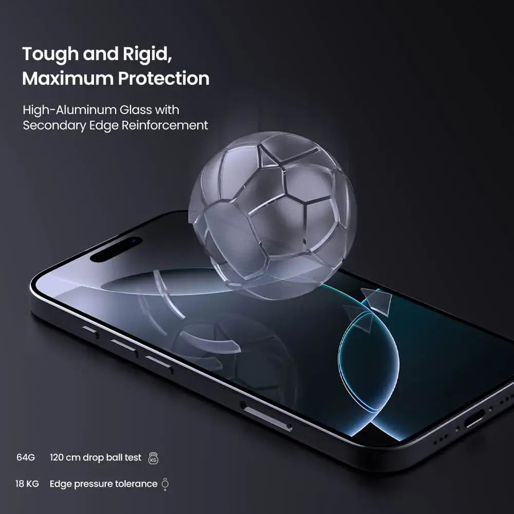 Nillkin Amazing H+ Pro Tempered Glass Screen Protector for iPhone 16 Pro & 16 Pro Max with Installation Kit