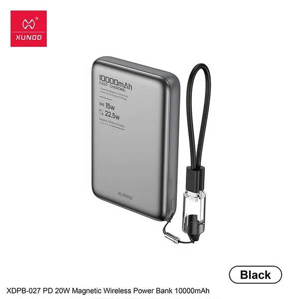XUNDD XDPB-027 10000mAh Magnetic Wireless Power Bank with 20W PD Fast Charging XUNDD XDPB-027 10000mAh Magnetic Wireless Power Bank with 20W PD Fast Charging
