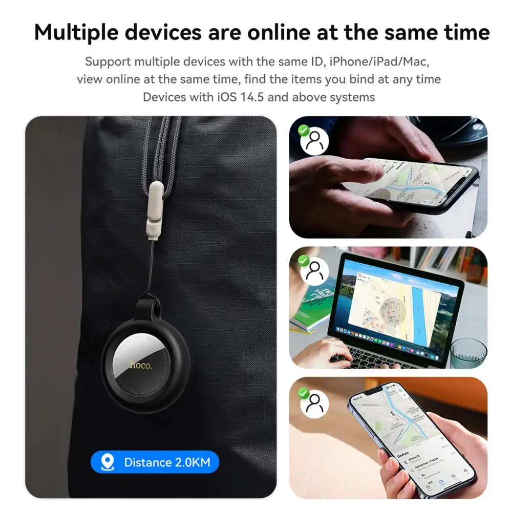 Hoco E100 Mini GPS Tracker for Apple Smart AirTag Global Locator