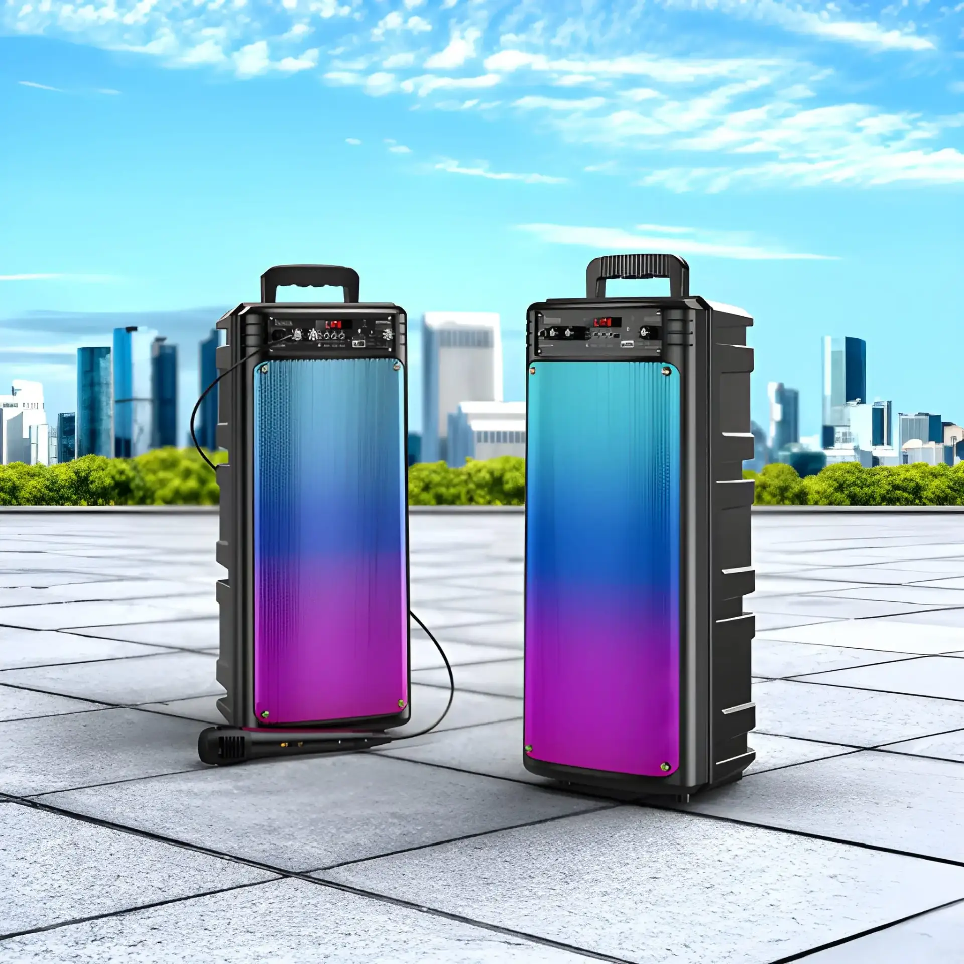 Hoco BS52 20W Colorful Karaoke Bluetooth Speaker