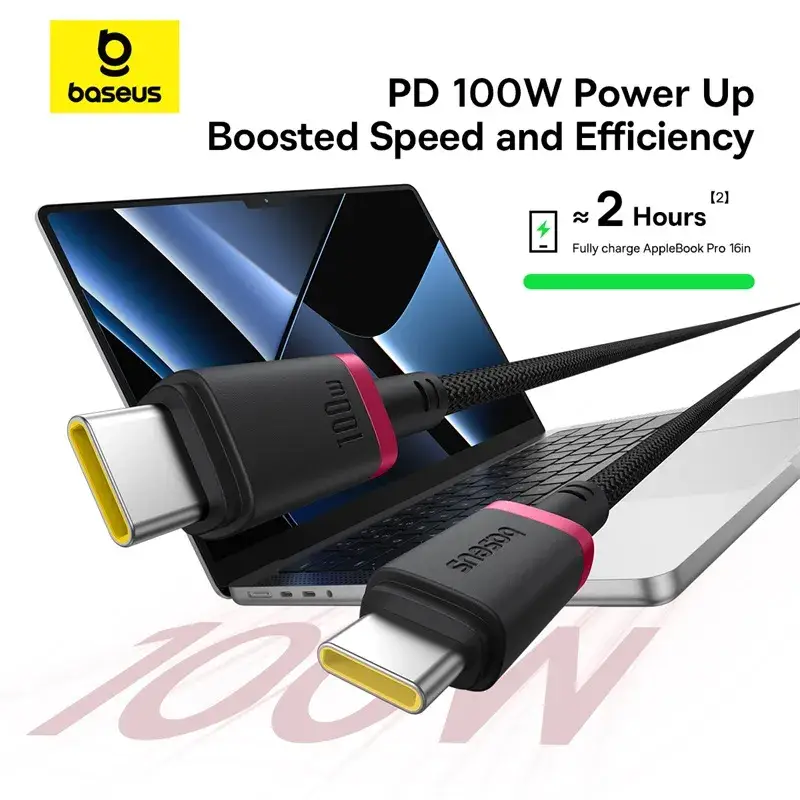 Baseus Dura Series 100W PD Type-C to Type-C Fast Charging Cable 2M