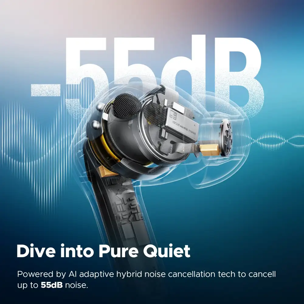 SOUNDPEATS Air5 Pro Adaptive ANC Hi-Res True Wireless Earbuds