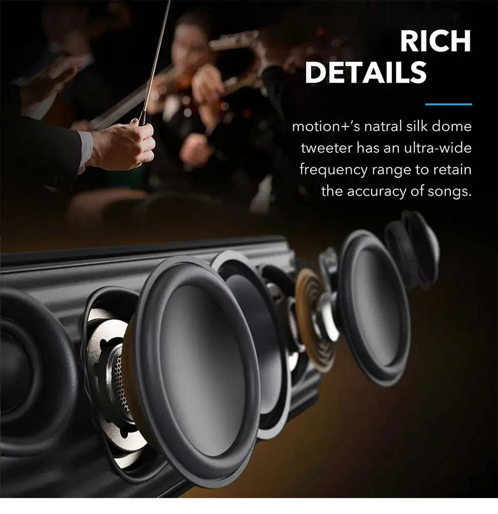 Anker Soundcore Motion+ Portable Bluetooth Speaker