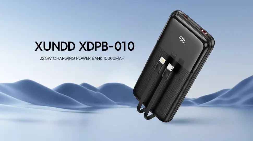 XUNDD XDPB-010 22.5W Fast Charging Power Bank 10000mAh