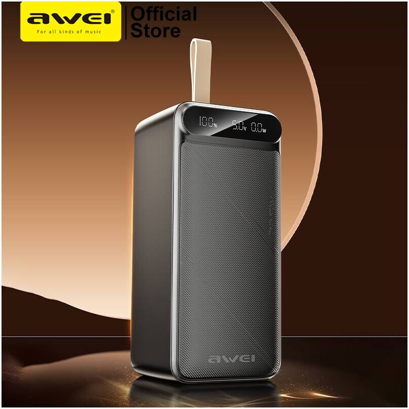 AWEI PA-13 50000mAh Power Bank 22.5W Fast Charging 4 Ports Type-C Input