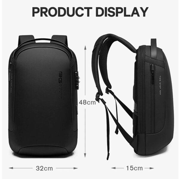 BANGE BG-7225 Anti-Theft Water-Resistant Laptop Backpack with USB Charging Port