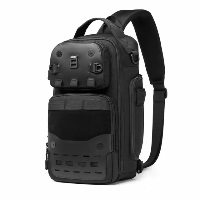 Ozuko 9659 Lightweight Waterproof Anti-Theft Chest & Shoulder Messenger Crossbody Bag