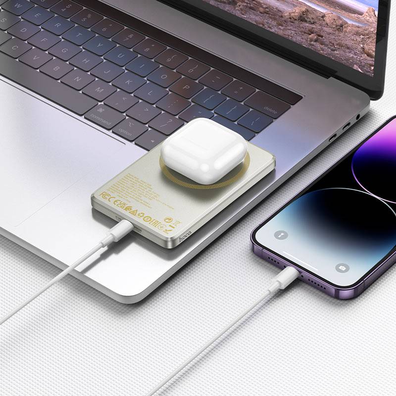 Hoco Q26 20W PD 5000mAh Magnetic Wireless Power Bank