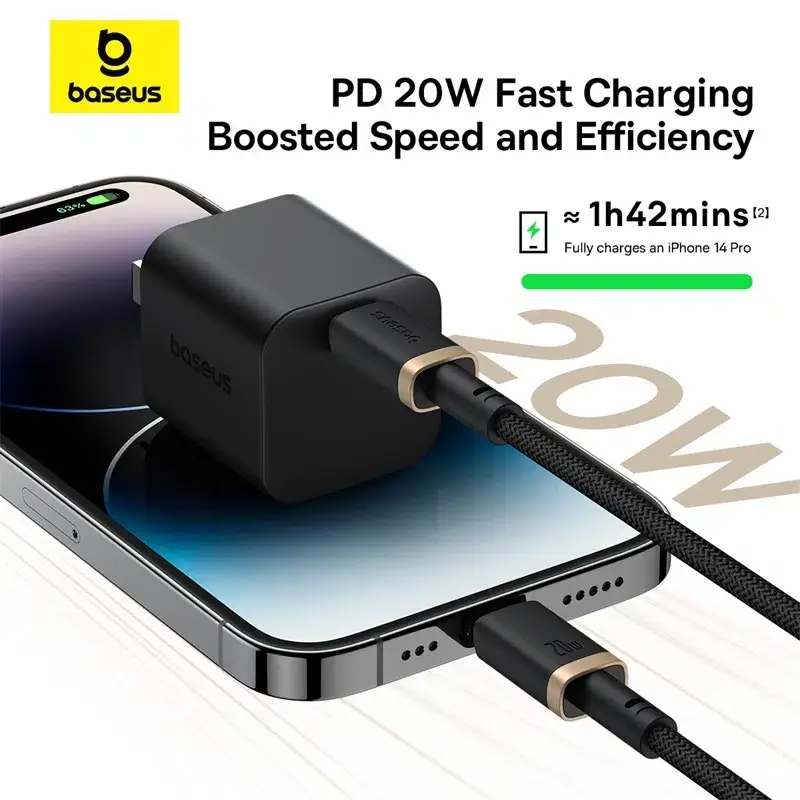 Baseus Dura Series 20W Fast Charging Data Cable USB-C to Lightning 1m/2m