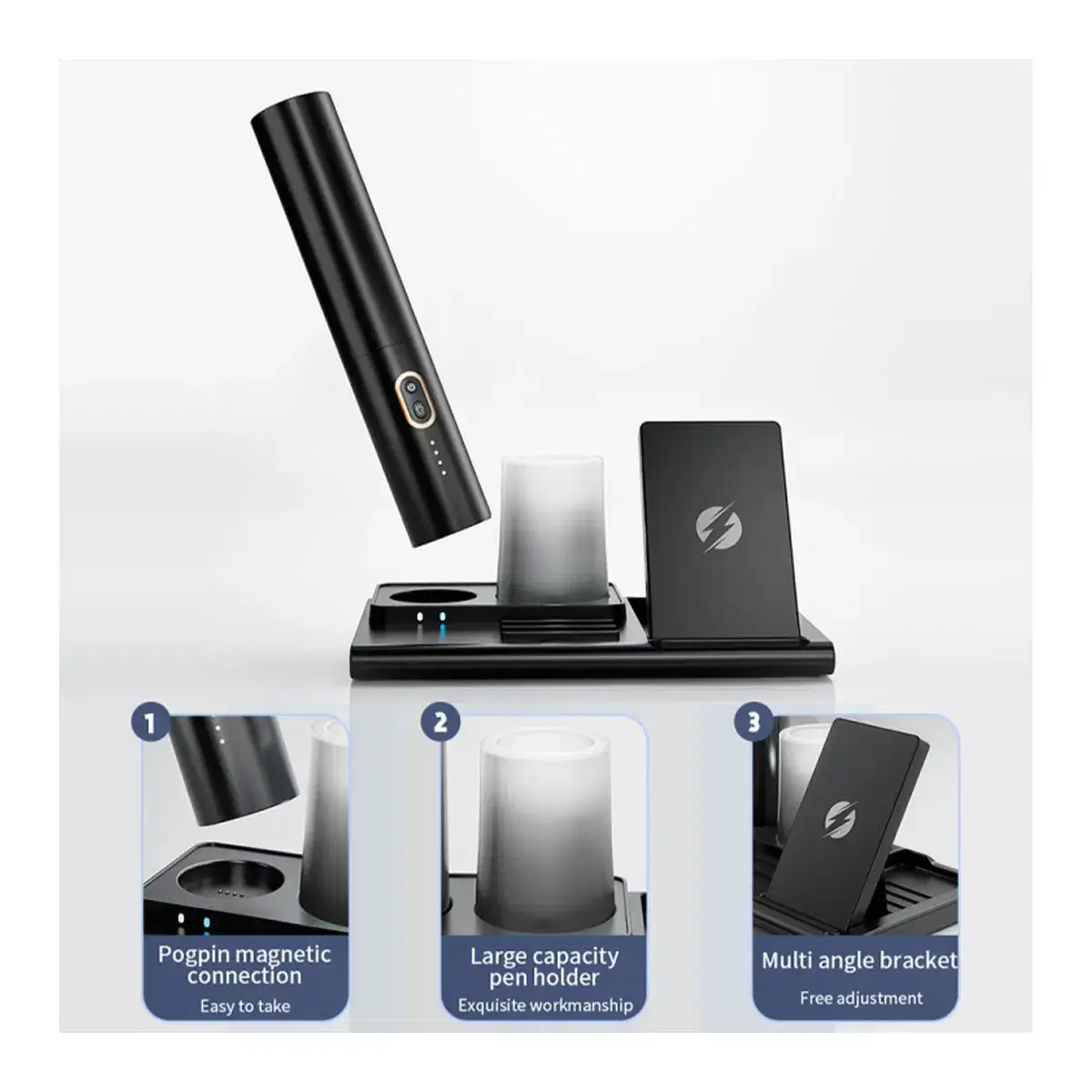 Remax PD-X5 Multifunctional 15W Wireless Charging LED Desk Lamp