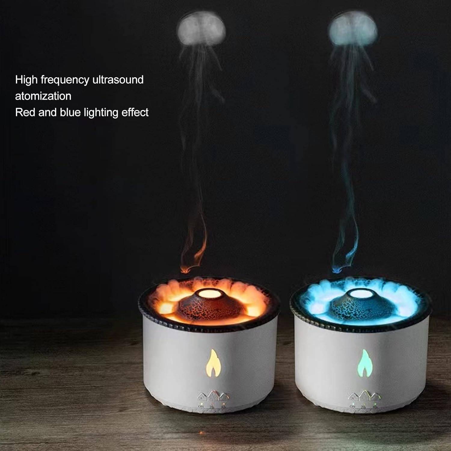 Volcanic Aroma Diffuser Air Humidifier Portable 360ml Usb Night Light Sprayer