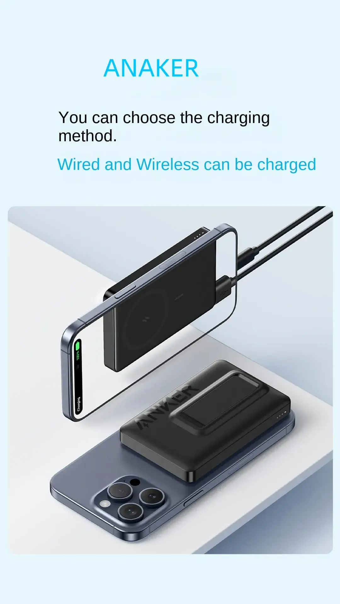 Anker A1652 MagGo 10000mAh MagSafe Power Bank 