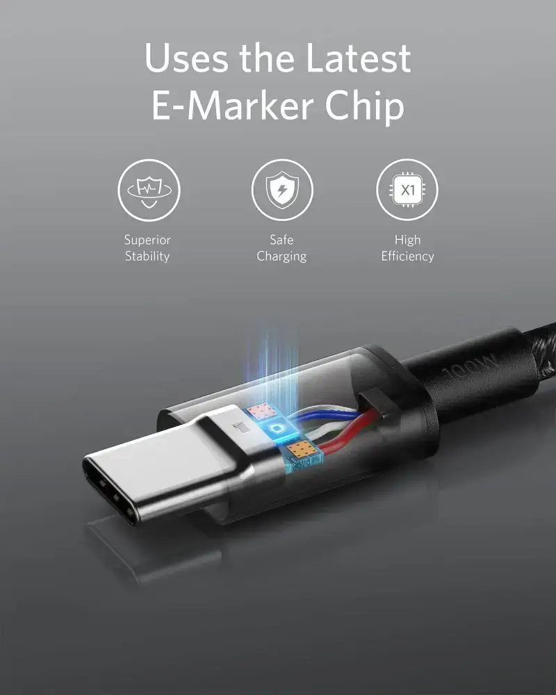 Anker A8756 100W USB-C to USB-C Fast Charging Cable
