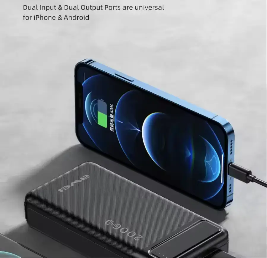 Awei P6K 2,000mAh 18W Fast Charging Mini Power Bank