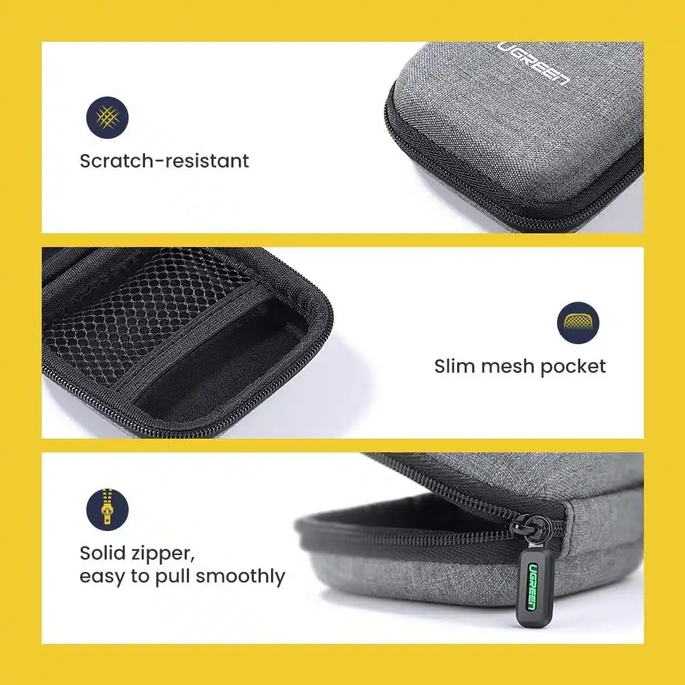 UGREEN LP128 Fabric Earphone Carrying Case 70577