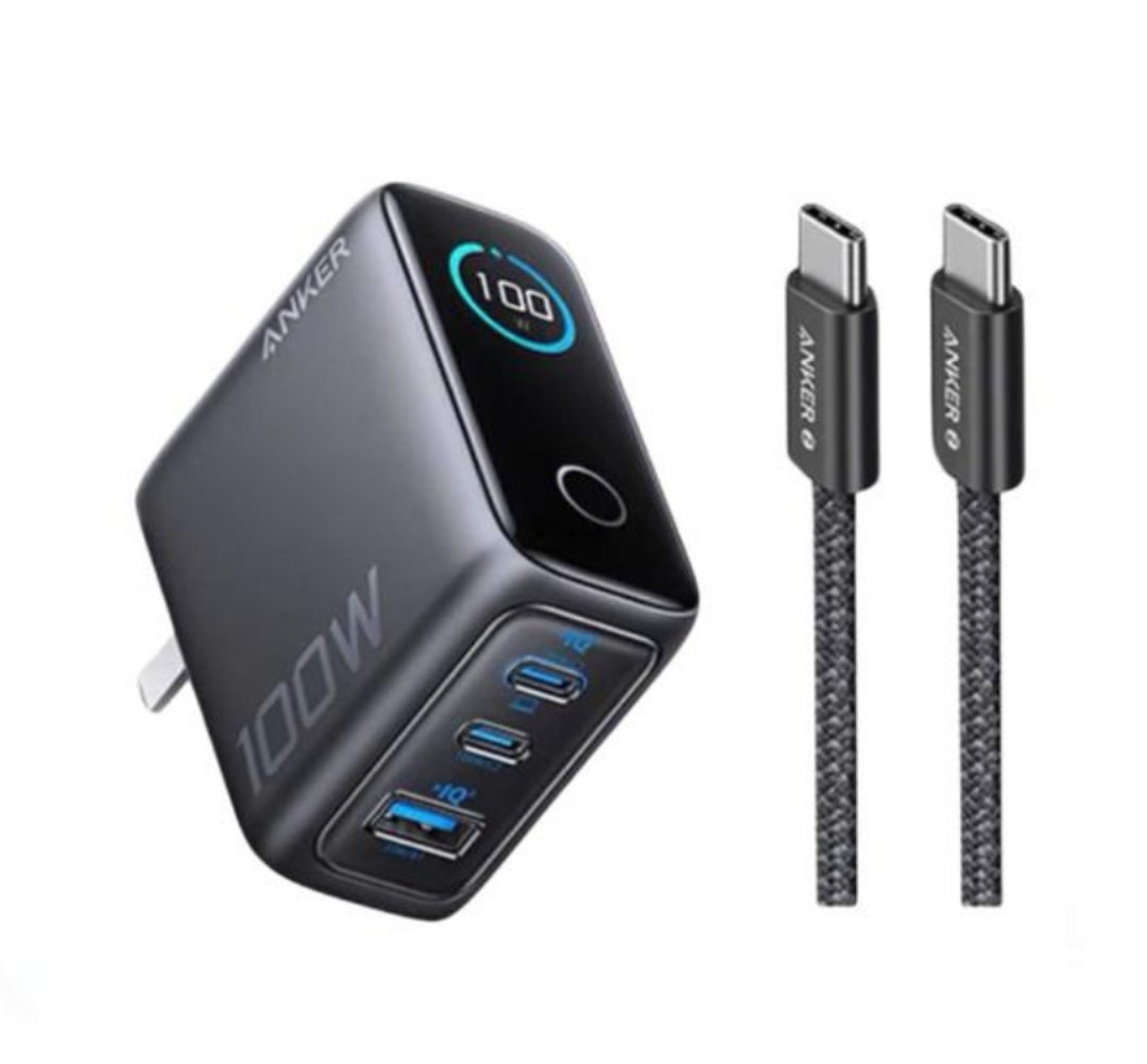 Anker Zolo B121B 100W 3-Port Fast Charger Anker Zolo B121B 100W 3-Port Fast Charger