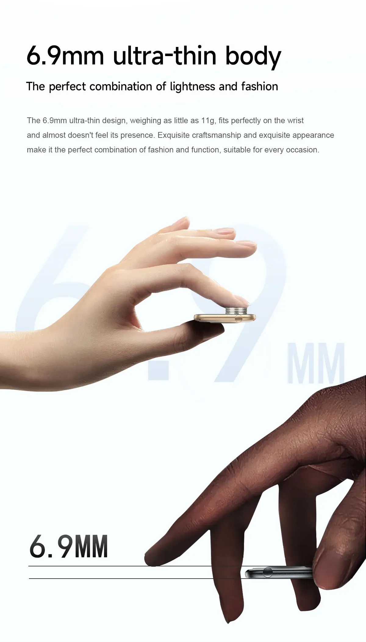 YES Slim Zen Smartwatch