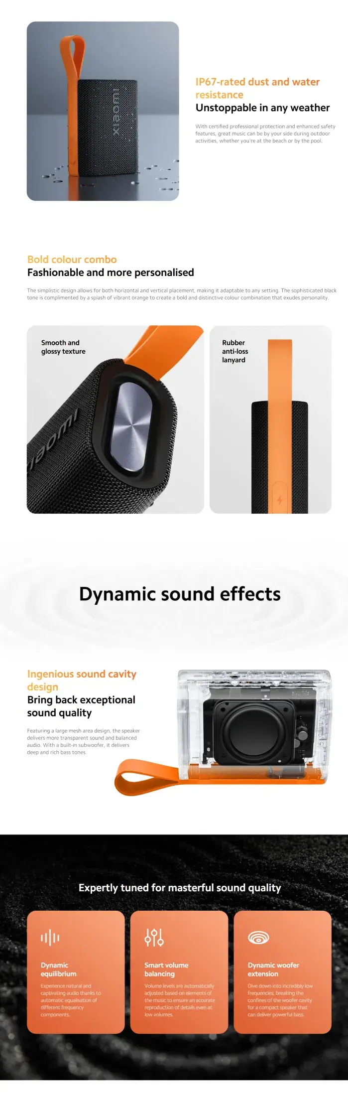 Xiaomi Sound Pocket 5W Portable Bluetooth Speaker with IP67 Waterproof Rating