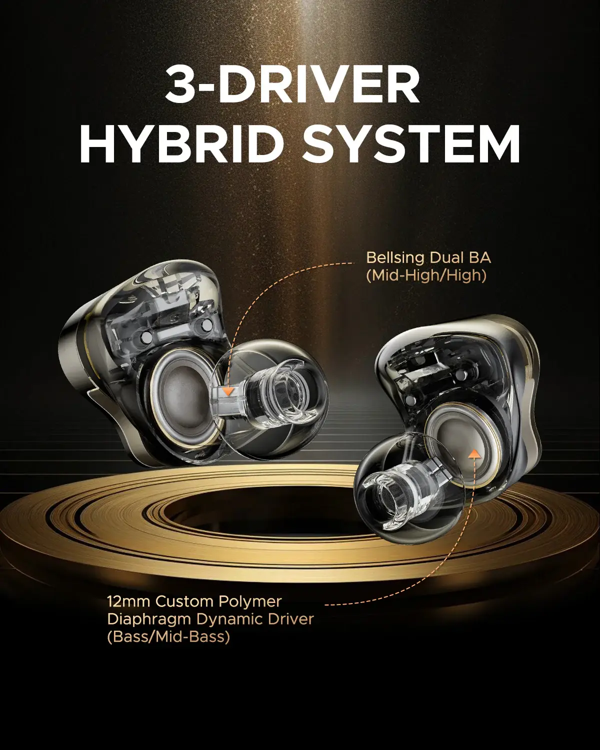 SoundPEATS H3 Hi-Res True Wireless Bluetooth Earbuds