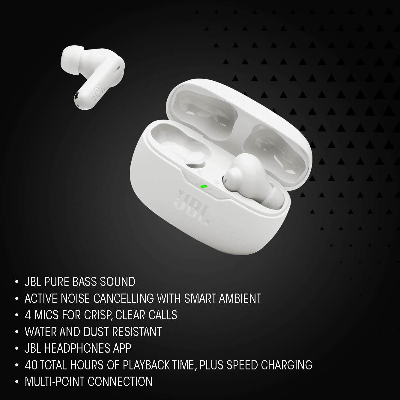 JBL Wave Beam 2 True Wireless Bluetooth Earbuds